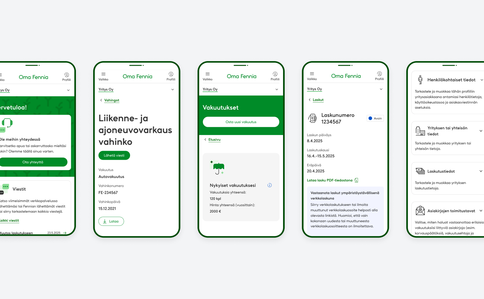 Fennia B2B digital services