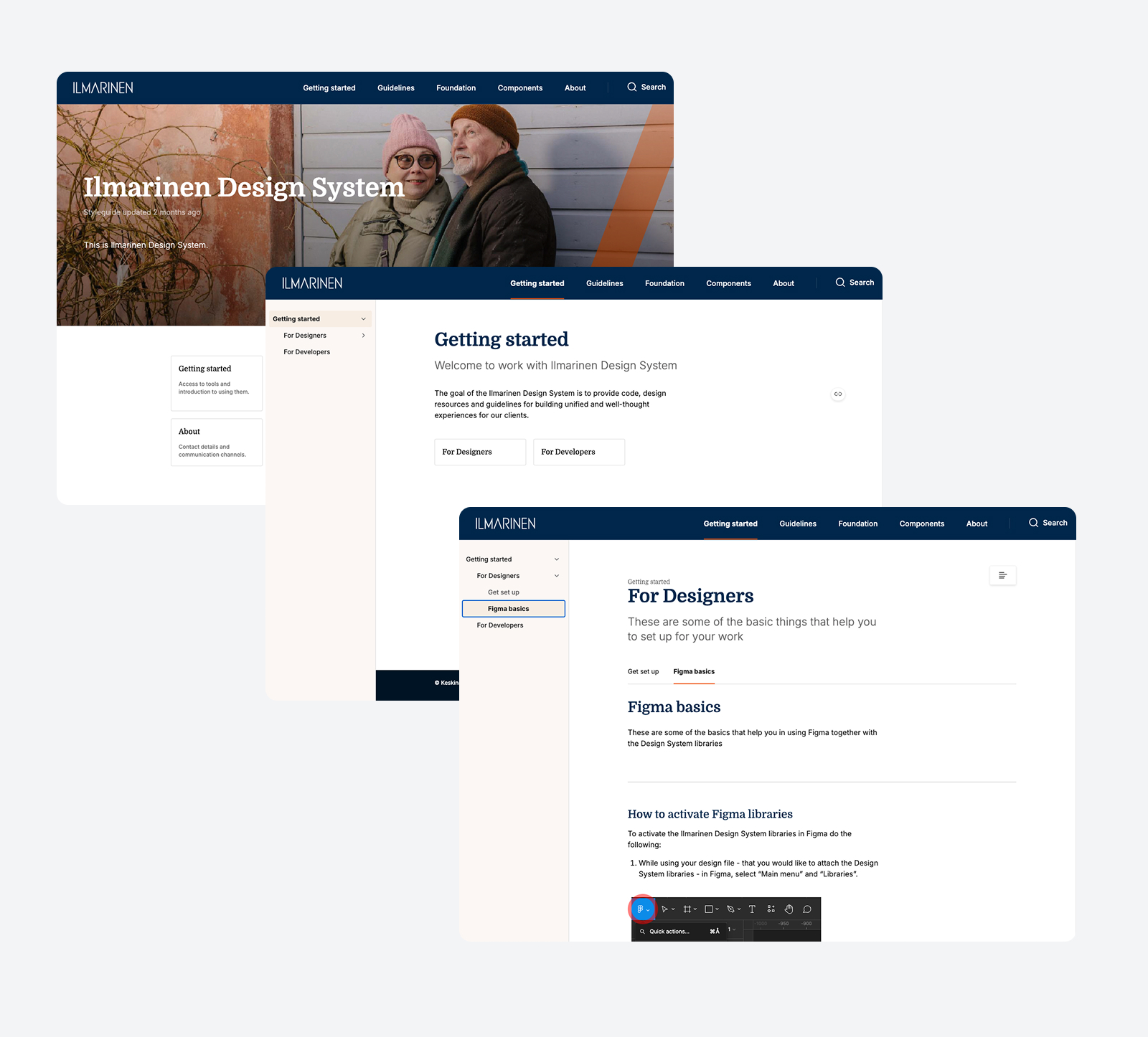 Design system dokumentaatio